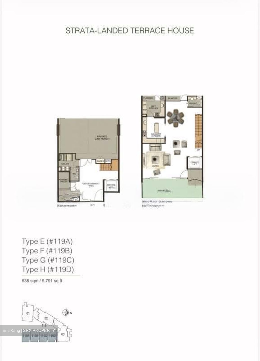 RESIDENCES AT EMERALD HILL (D9), Terrace #578975011